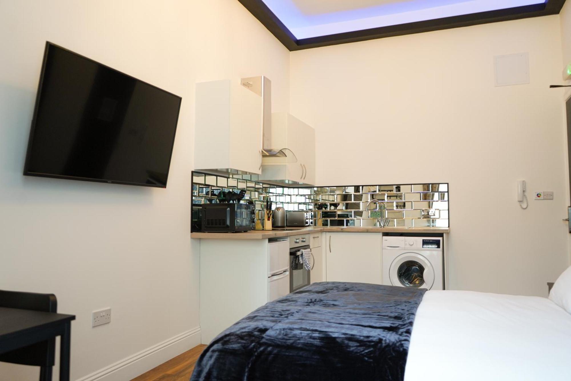 Novana Aparthotel Glasgow Kamer foto